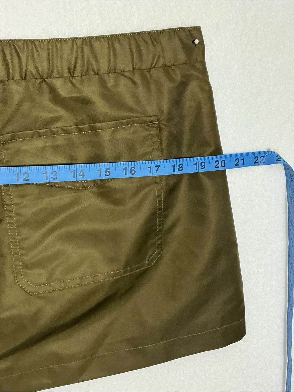 Hudson Jeans Olive Green Mini Skirt